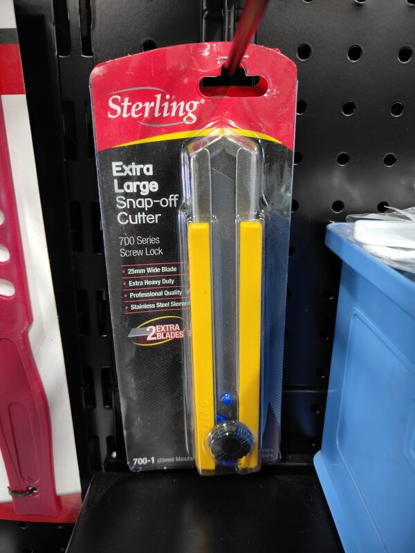 Sterling Extra Large Snap-Off Cutter 25mm