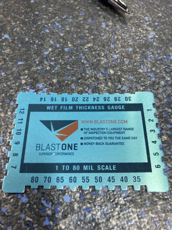 Wet Film Thickness Gauge Aluminium
