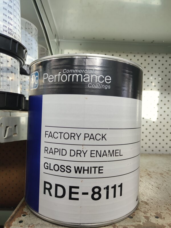 RAPID DRY ENAMEL RDE-8111 GLOSS WHITE 4L