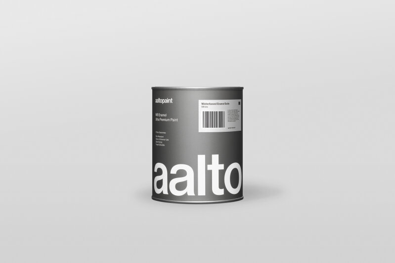 Aalto Ultra Premium Waterbased Enamel Satin 1/4 White 1L