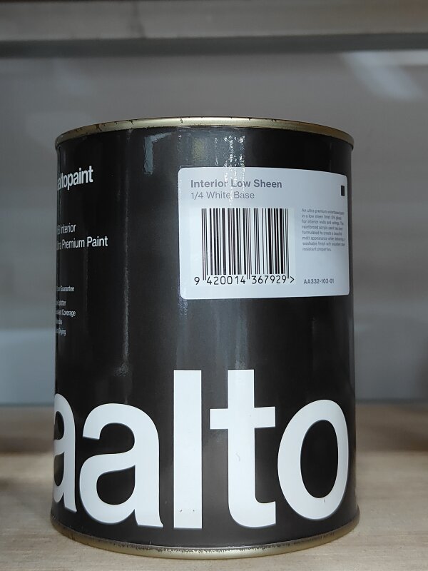 Aalto Ultra Premium Interior Low Sheen 1/4 White Base 1L
