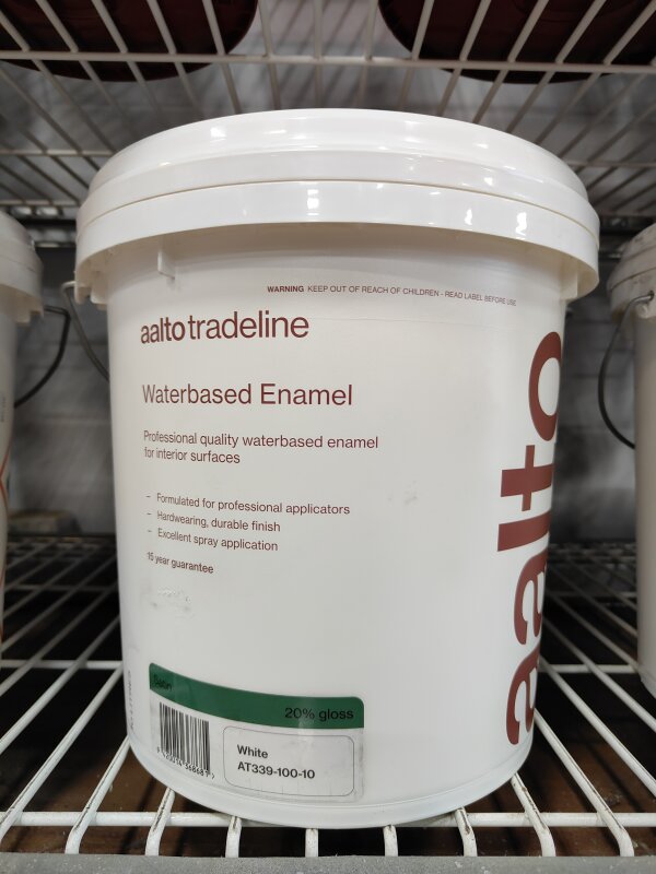 Aalto Trade Waterbased Enamel Satin White 10L