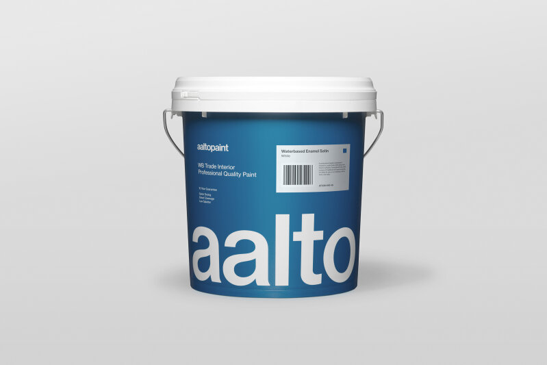 Aalto Trade Waterbased Enamel Satin White 10L