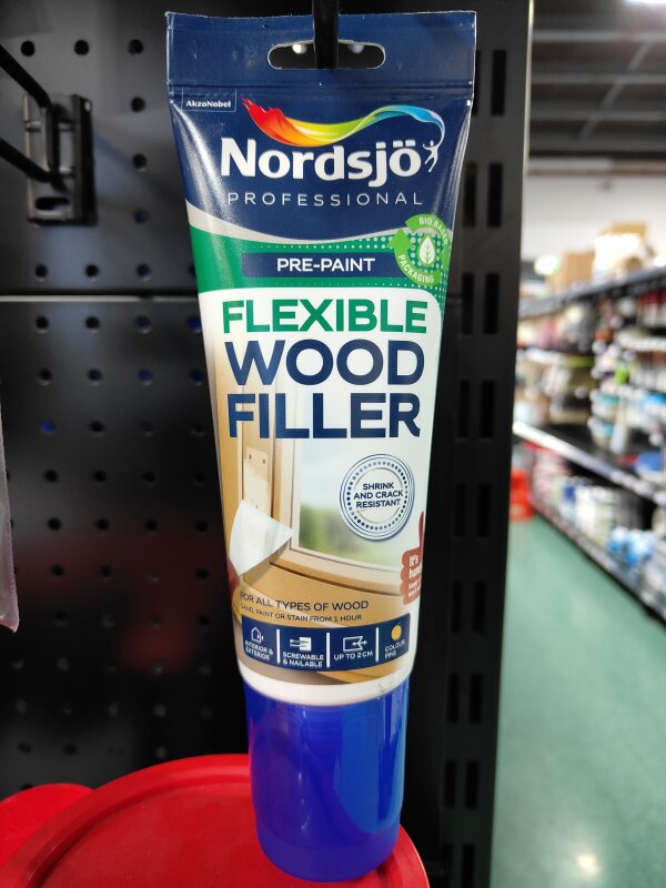 NORDSJO PROFESSIONAL FLEXIBLE WOOD FILLER NATURAL 330 GM TUB