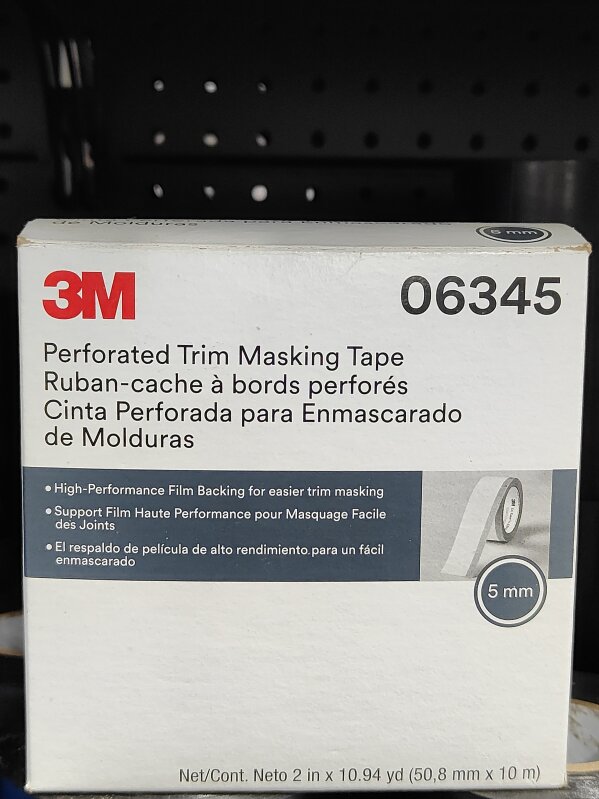 3M 6345 Trim Masking Tape 5mm x 50mm x 10m