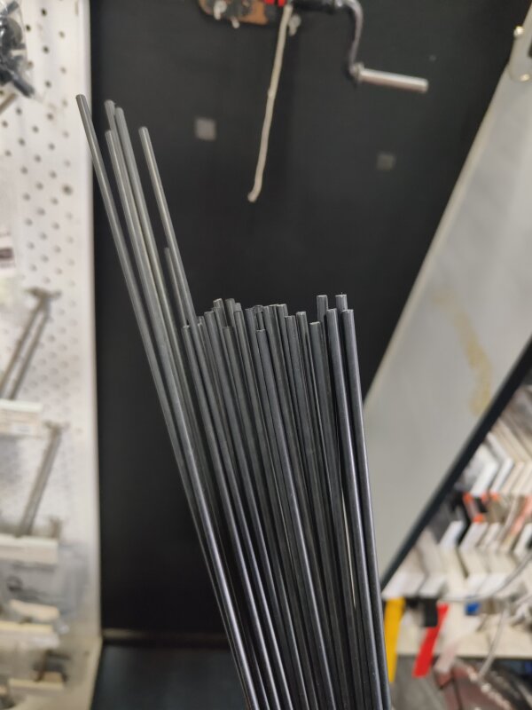 IM 3mm Dia PP-O Noryl Black Welding Rod