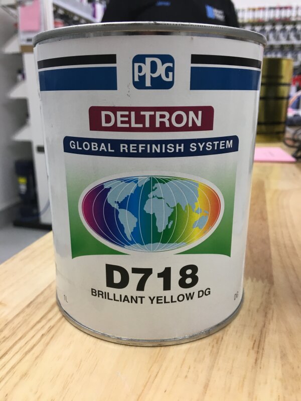DELTRON D718 BRILLIANT YELLOW DG / 1L