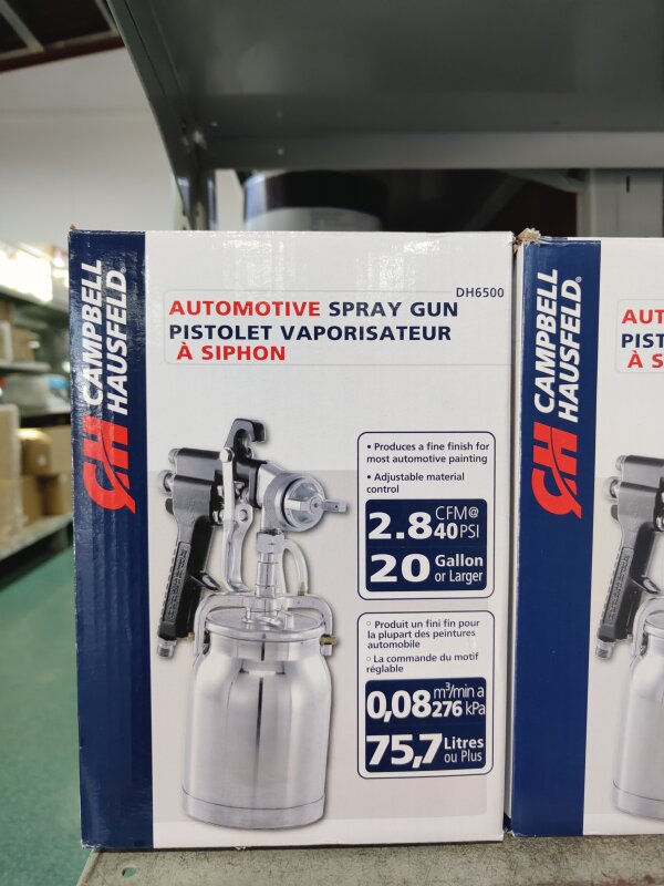 CAMPBELL HAUSFIELD SUCTION SPRAY GUN HVLP 1.8MM