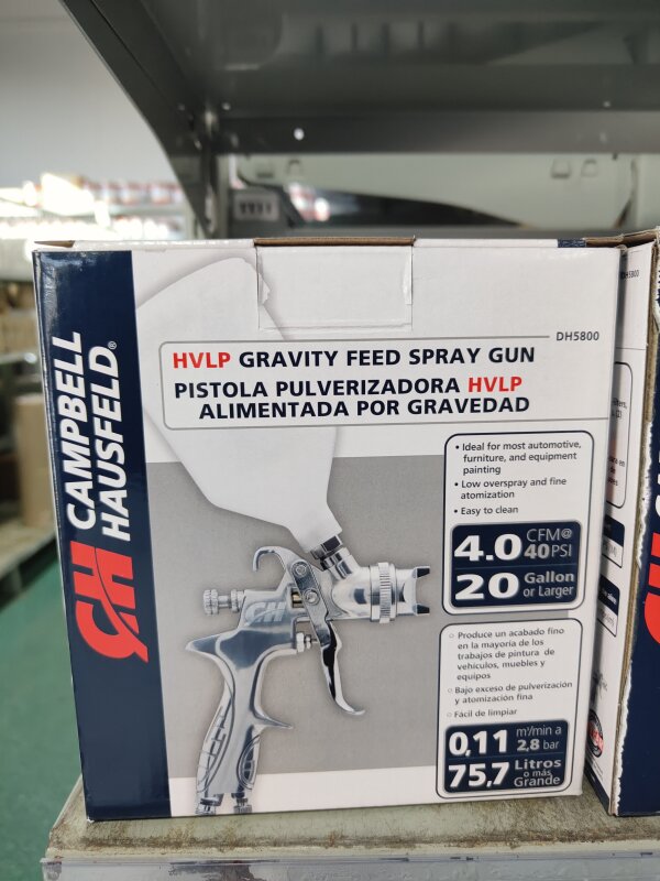 CAMPBELL HAUSFIELD GRAVITY SPRAY GUN HVLP 1.4MM