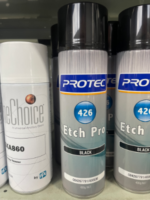 AEROSOL ETCH PRO BLACK 400GM