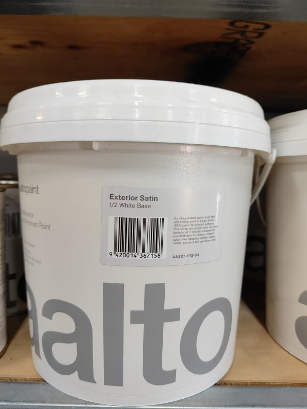 Aalto Ultra Premium Exterior Satin 1/2 White Base 4L