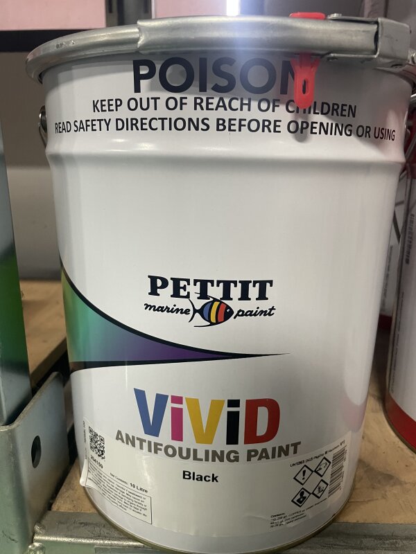 PETTIT VIVID ANTIFOUL BLACK 10LTR