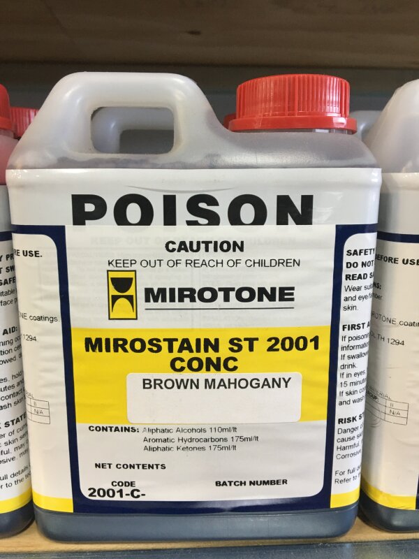 MI Stain ST 2001 NGR Conc Brwn Mahogy 1L