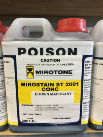 MI Stain ST 2001 NGR Conc Brown Mahogany 1L