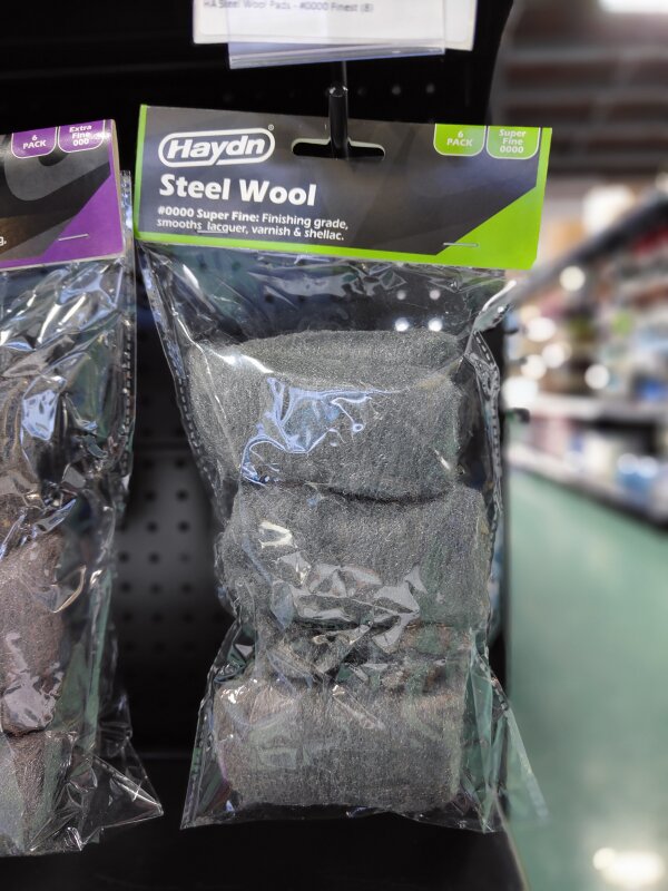 HA Steel Wool Pads - #0000 Finest (8)