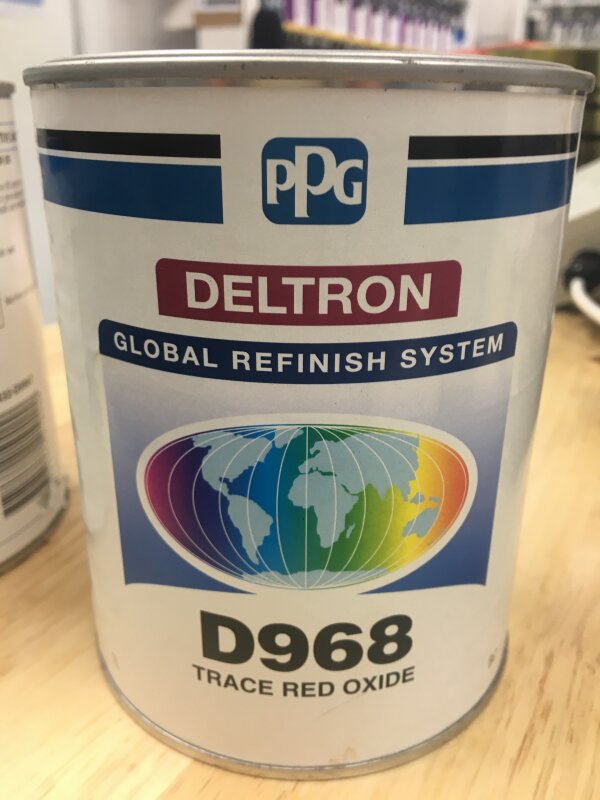 DELTRON D968 TRACE RED OXIDE 1L