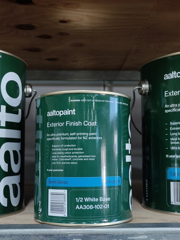 Aalto Ultra Premium Exterior Semi Gloss 1/2 White Base 1L