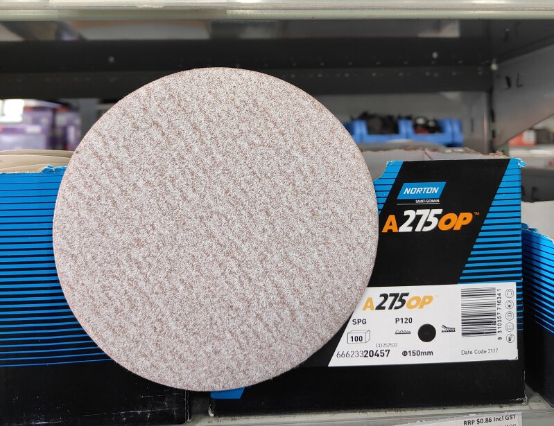 NO Speedgrip Discs A275 150mm P120 Grit