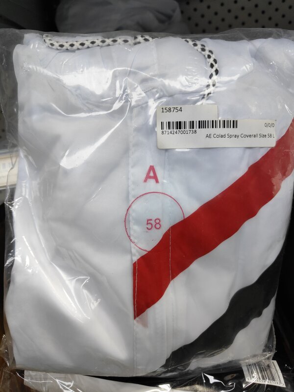 AE Colad Spray Coverall Size 58 L