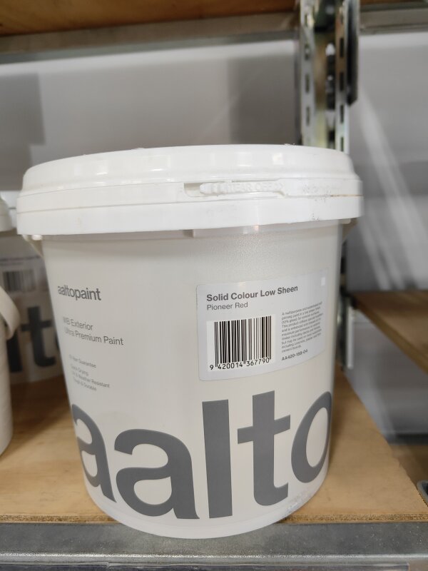 Aalto Exterior Solid Colour Low Sheen Pioneer Red 4L