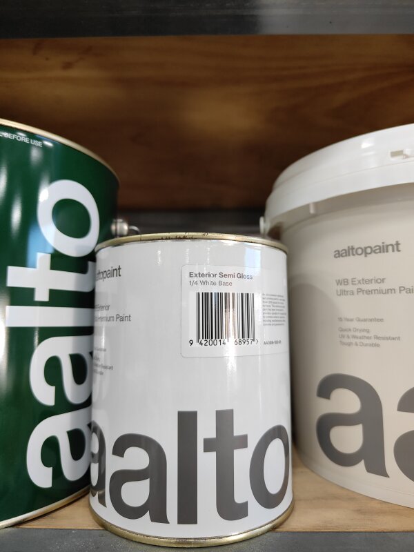 Aalto Ultra Premium Exterior Semi Gloss 1/4 White Base 1L