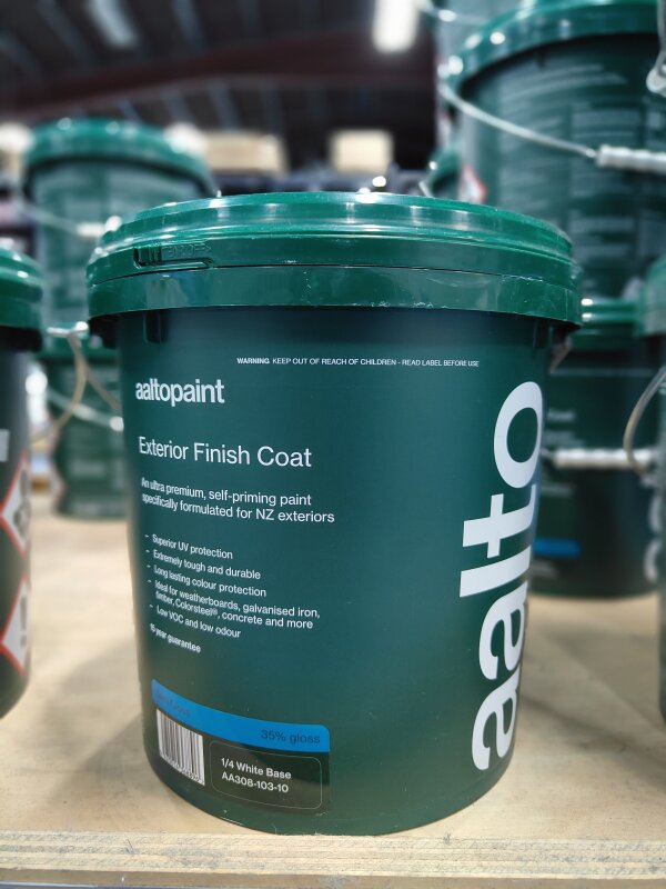 Aalto Ultra Premium Exterior Semi Gloss 1/4 White Base 10L