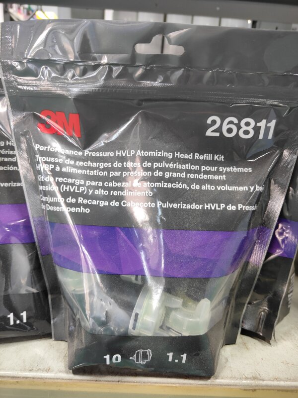 3M SPRAYGUN 26811 HVLP 1.1MM PERFORMANCE PRESSURE ATOMISING