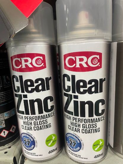 CRC Clear Zinc Aerosol  400GM