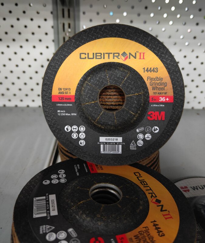 3M Cubitron P36 Flexi Grind Disc 125mm ea