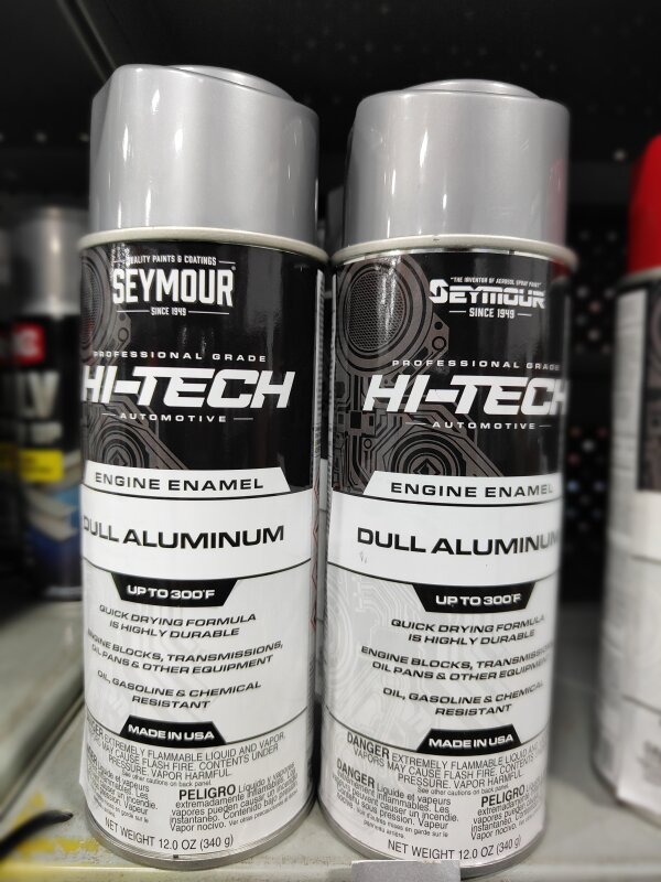 SEYMOUR ENGINE ENAMEL AEROSOL DULL ALUMINIUM