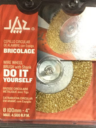 HO JAZ 100mm Wire Wheel-3mm ECO BDER9648