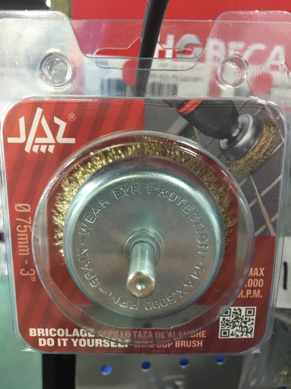 HO JAZ 75mm Wire Cup Brush ECON  BTE9268
