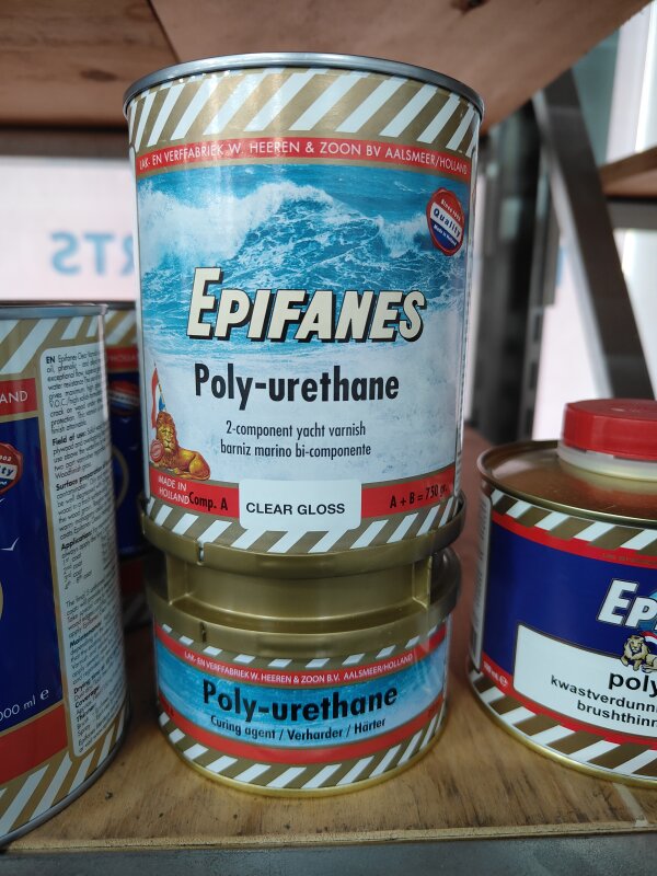 EPIFANES PU CLEAR GLOSS INT & EXT VARNISH KIT