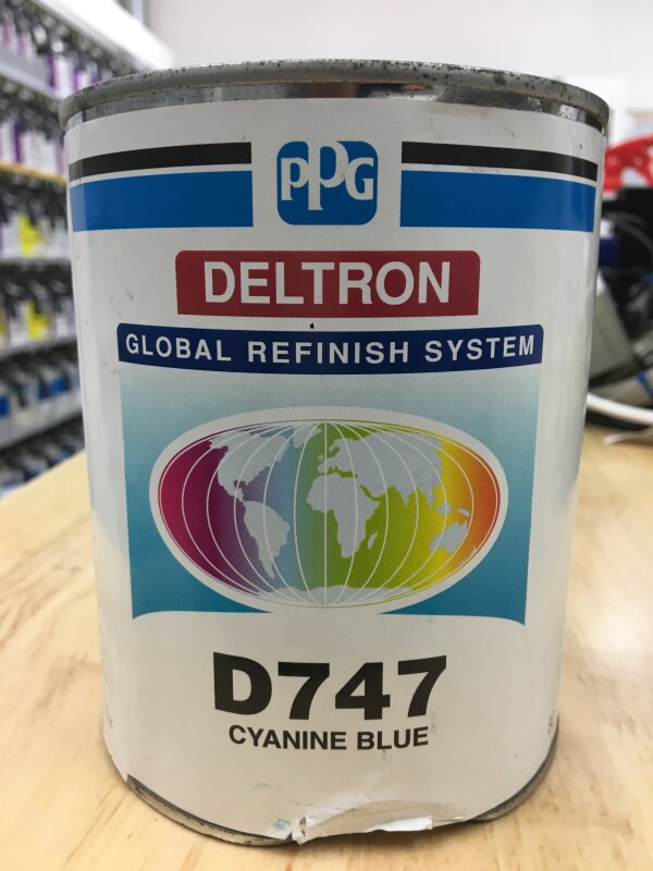 PG Deltron BC D747 Cyanine Blue 1L