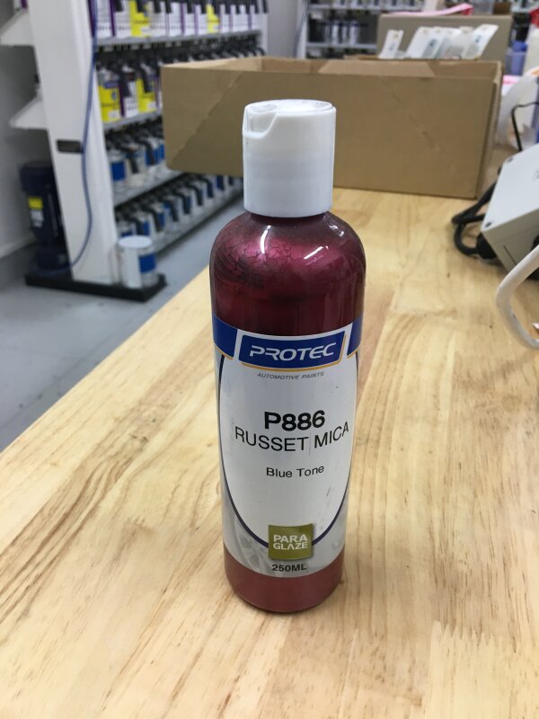 PARAGLAZE P886 RUSSET MICA - BLUE TONE 250ML