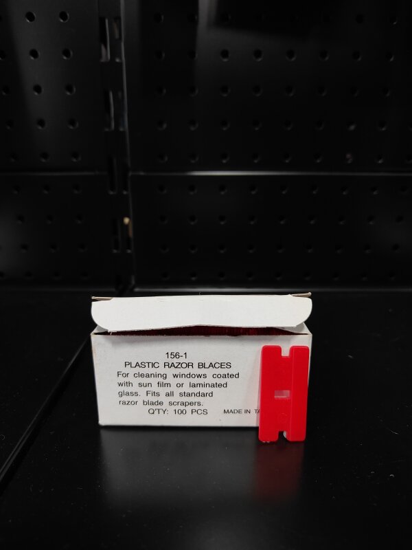 CC Plastic Razor Blade BOX 100