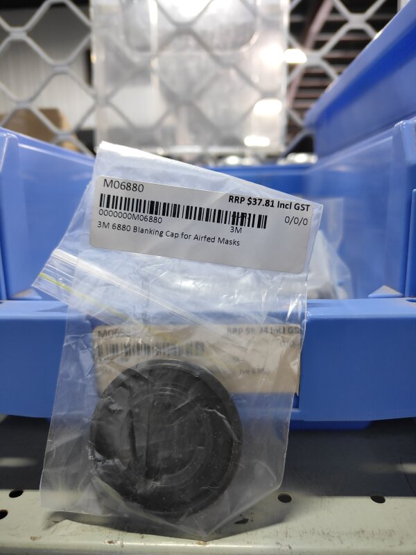 3M 6880 Blanking Cap for Airfed Masks