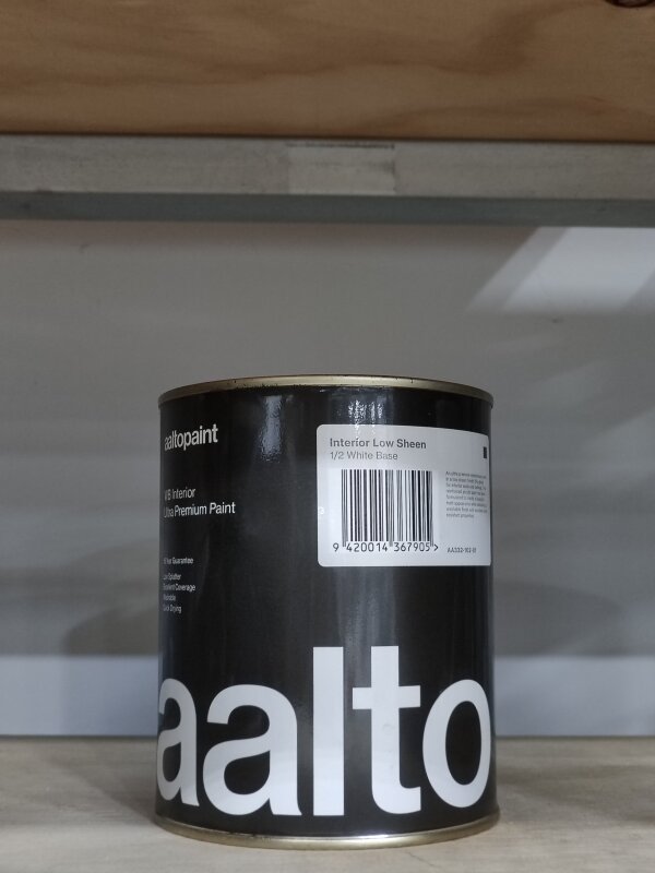 Aalto Ultra Premium Interior Low Sheen 1/2 White Base 1L