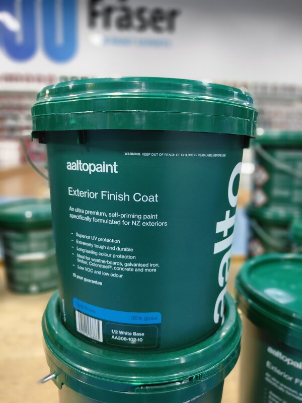 Aalto Ultra Premium Exterior Semi Gloss 1/2 White Base 10L