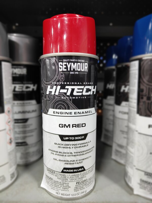 SEYMOUR ENGINE ENAMEL AEROSOL GM RED