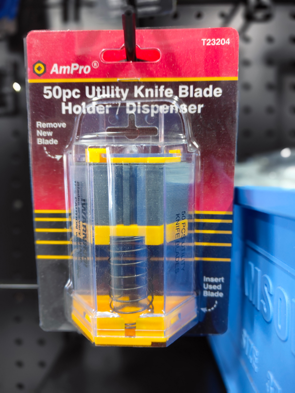 AMPRO 50 PK UTILITY KNIFE REPLACEMENT BLADES
