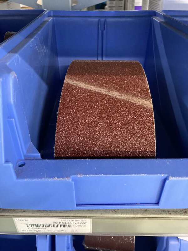 BELT RBX 100 X 610 P40