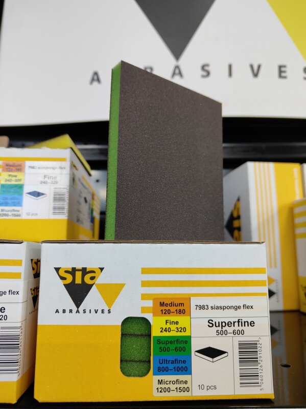 SIA FOAM ABRASIVE 7983 SUPER FINE 500-600