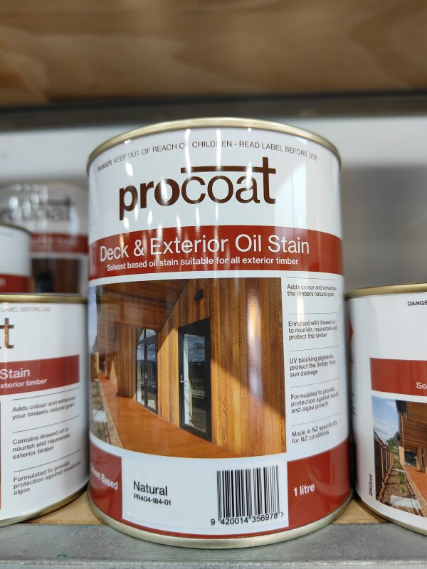 Procoat OB Deck & Exterior Oil Stain Natural 1L