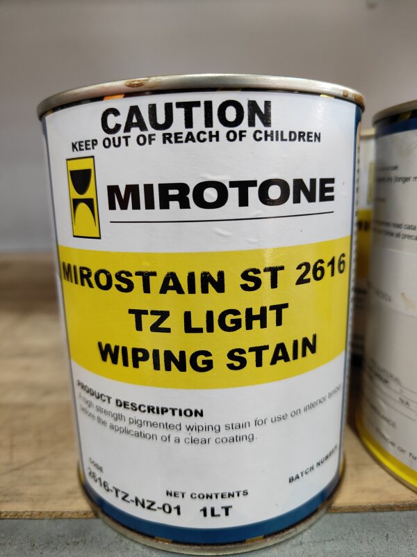 MIROSTAIN 2616 TZ LIGHT WIPING STAIN 1Ltr