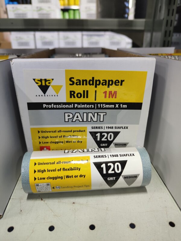 SIA ABRASIVE ROLL 1948 1M P120 PAINT