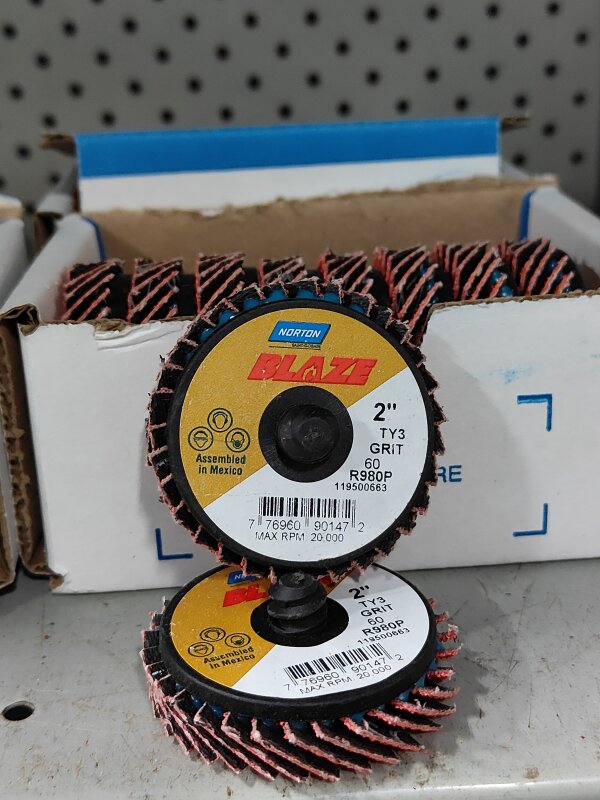 NO CURVED EDGE CERAMIC FLAP DISC 51MM 60G
