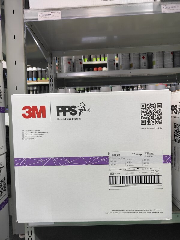 3M PPS 125 MICRON LINER CUP SYSTEMS KIT 850ML