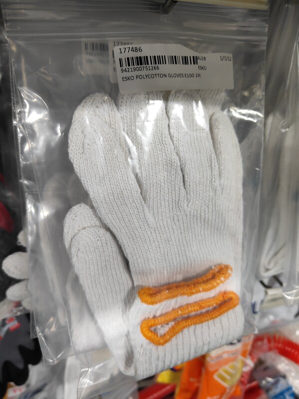 ESKO POLYCOTTON GLOVES E100 2XL