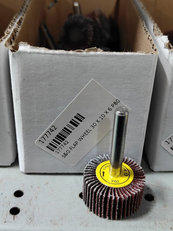 S&G FLAP WHEEL 30 X 10 X 6 P120